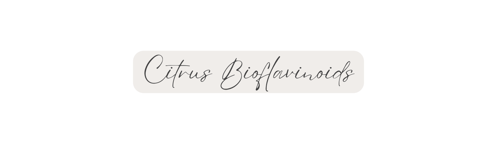 Citrus Bioflavinoids